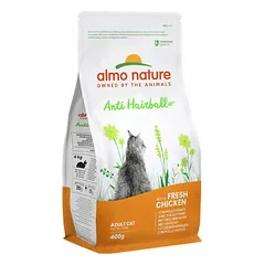 Almo Nature Holistic Functional Cat Anti Hairball su vištiena, sausas maistas katėms 400 g
