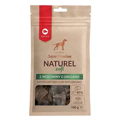 MACED Super Premium Naturel Soft skanėstas šunims su jautiena ir raudonėliu, 100 g