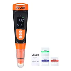 pH matuoklis VEVOR PH06, 40 × 40 × 185 mm