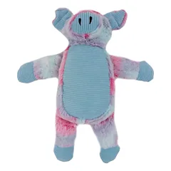 Hap mėlynas pliušinis paršelis žaislas šunims, 33 cm — 3 nuotrauka