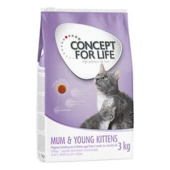 Concept for Life Mum & Young Kittens sausas maistas katėms – patobulinta receptūra!, > 10 kg — 3 nuotrauka