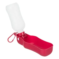 TRIXIE Kelioninis butelis-gertuvė plast., 0.25 l (pak.6)