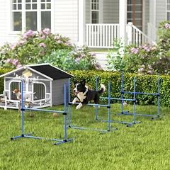 Šunų agility rinkinys mėlynas — 2 nuotrauka
