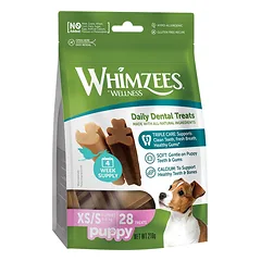 WHIMZEES Puppy XS/S dantų kramtukai šuniukams 28 vnt. nuotrauka