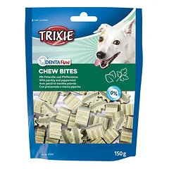 Trixie Denta Fun Chew Bites dantų skanėstai suaugusiems šunims su petražolėmis ir mėtomis, 150 g