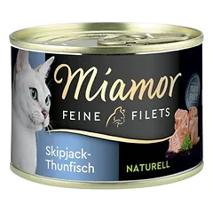 Miamor Feine Filets Naturelle, drėgnas maistas katėms 6 x 156 g