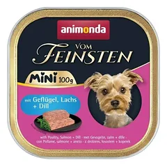 ANIMONDA Vom Feinsten mini suaugusiems paukščiams/lašišai/krapai 100 g