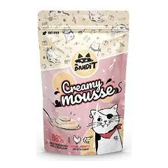 Mr. Bandit Creamy Mousse skanėstai katėms su vištiena ir krevetėmis, 60 g