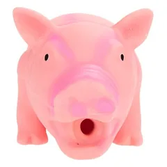 zooplus Exclusive žaislas šunims, latekso kiaulytė su garsu, 2 vnt., L 23 cm, ekonominiame rinkinyje — 5 nuotrauka