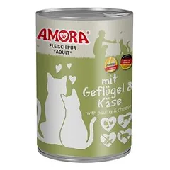 AMORA Cat grynas mėsos 6 x 400 g drėgnas maistas katėms — 2 nuotrauka
