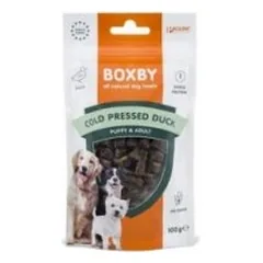 BOXBY COLD PRESSED DUCK BEGRŪDŽIAI skanėstai  100g