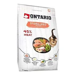 Ontario Cat Sterilized Salmon 2 kg parduotuvėje petreon.lt