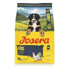 Josera Kids sausas pašaras jauniems šunims su paukštiena, 3 kg