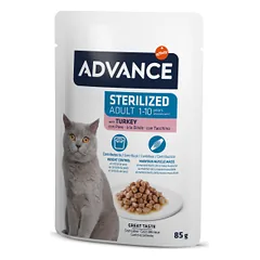 ADVANCE Wet Sterilized Turkey 85G*12vnt parduotuvėje petreon.lt