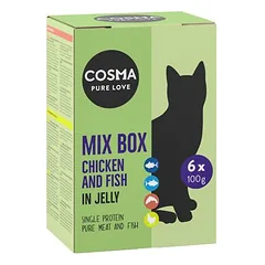 Cosma Original, Asia ir Nature bandomasis rinkinys šviežumo maišeliuose, drėgnas maistas katėms, < 79 g — 3 nuotrauka