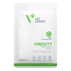 VETEXPERT Obesity Cat – šlapias veterinarinis maistas katėms, 100 g