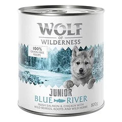 Wolf of Wilderness JUNIOR drėgnas maistas šunims 6/24 x 800 g, > 500 g — 3 nuotrauka