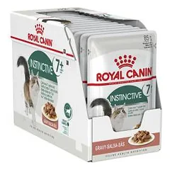 Royal Canin Instinctive 7+ Gravy drėgnas maistas vyresnio amžiaus katėms, 85 g
