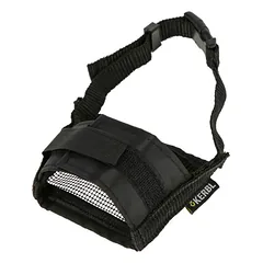 KERBL nailonis antsnukis šunims 22 – 30 cm - 11,0 cm, 23 - 44 cm, juodas