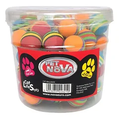 PET NOVA spalvoti kamuoliukai ~70vnt