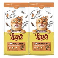 VERSELE-LAGA Lara Adult Turkey & Chicken 2x12,5kg - suaugusių kačių ėdalas su kalakutiena ir vištiena