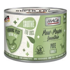 MAC's Paw Power Smoothie sriuba su kalakutiena šunims, 200 g parduotuvėje pet24.lt