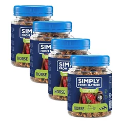 SIMPLY FROM NATURE Smart Bites Arklienos traukinukai šunims 4x130g