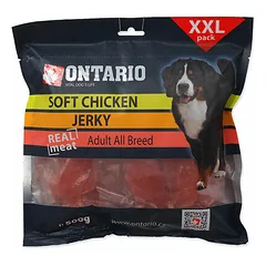 Ontario Dog Adult Soft Chicken Jerky 500 g