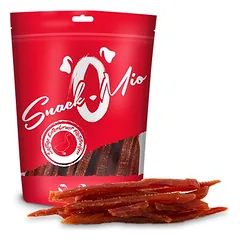 SnackOMio sultingos antienos krūtinėlės filė juostelės, skanėstai šunims, 50 - 79 g — 2 nuotrauka