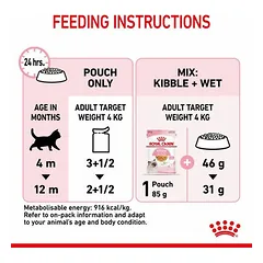 Royal Canin FHN Kitten Instenctive drebučiuose, drėgnas maistas kačiukams 12 x 85 g — 3 nuotrauka