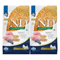 FARMINA N&D low grain lamb & blueberry adult small dog 2.5 kg