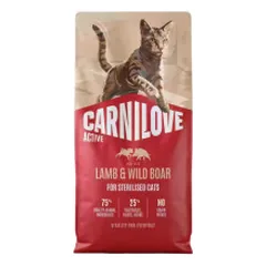 Carnilove Active sausas pašaras su ėriena ir šerniena sterilizuotoms katėms