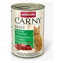 Animonda Carny Cat jautiena, kalakutas, triušis 400 g