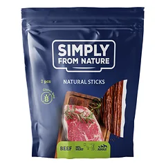 SIMPLY FROM NATURE Nature Sticks with beef natūralūs skanėstai su jautiena 7 vnt