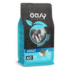 Oasy Grain Free Adult Cat Fish begrūdis sausas maistas katėms