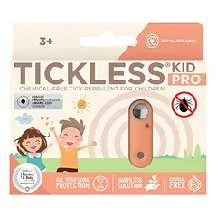 Tickless Kid Pro ultrasonic tick repellent for kids (pink beige)