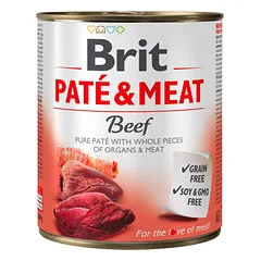 BRIT PATÉ & MEAT – JAUTIENA 800 g