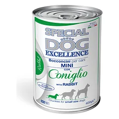 SE60387 Special Dog Exc. konservai Mini šunims gabalėliai su triušiena 400g (pak.24)