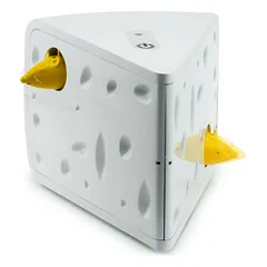 PetSafe Cheese Automatic Cat Toy - interaktyvus žaislas katėms, sūris su pelėmis