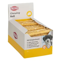 Trixie Chew Roll With Cheese Flavor kramtomas skanėstas šunims su sūrio skoniu, 12 cm, 100 vnt.