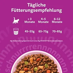 Whiskas Junior su vištiena, sausas maistas kačiukams, 1,5 - 2,9 kg — 4 nuotrauka