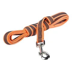 Julius-K9 Color & Gray Super-Grip Pavadėlis šunims su rankena 20 mm x 2 m (oranžinis) — 3 nuotrauka