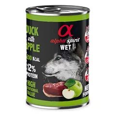 ALPHA SPIRIT WET konservas su antiena ir žaliais obuoliais 400g 6vnt — 2 nuotrauka