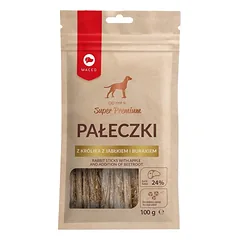 MACED Triušienos lazdelės su obuoliais ir burokėliais 100 g