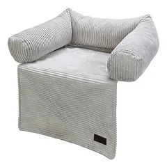 Designed by Lotte sofos pagalvė katėms Ribbed, šviesiai pilka