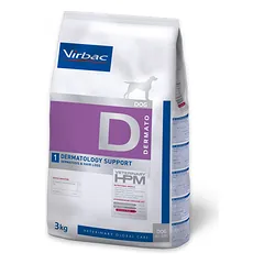 Virbac HPMD D1 DERMATOLOGY SUPPORT veterinarinė dieta šunims