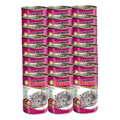 Super Benek KOT be grūdų gabaliukai su kalakutiena padaže 24x415 g