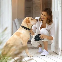 FLEXI Black Design pavadėlis šunims S,  5m/15kg — 4 nuotrauka