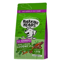 BARKING HEADS Bowl Lickin Goodness pašaras šunims su ėriena 2kg