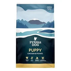 PrimaDog Vištiena & Bulvės sausas maistas šuniukams 3 kg